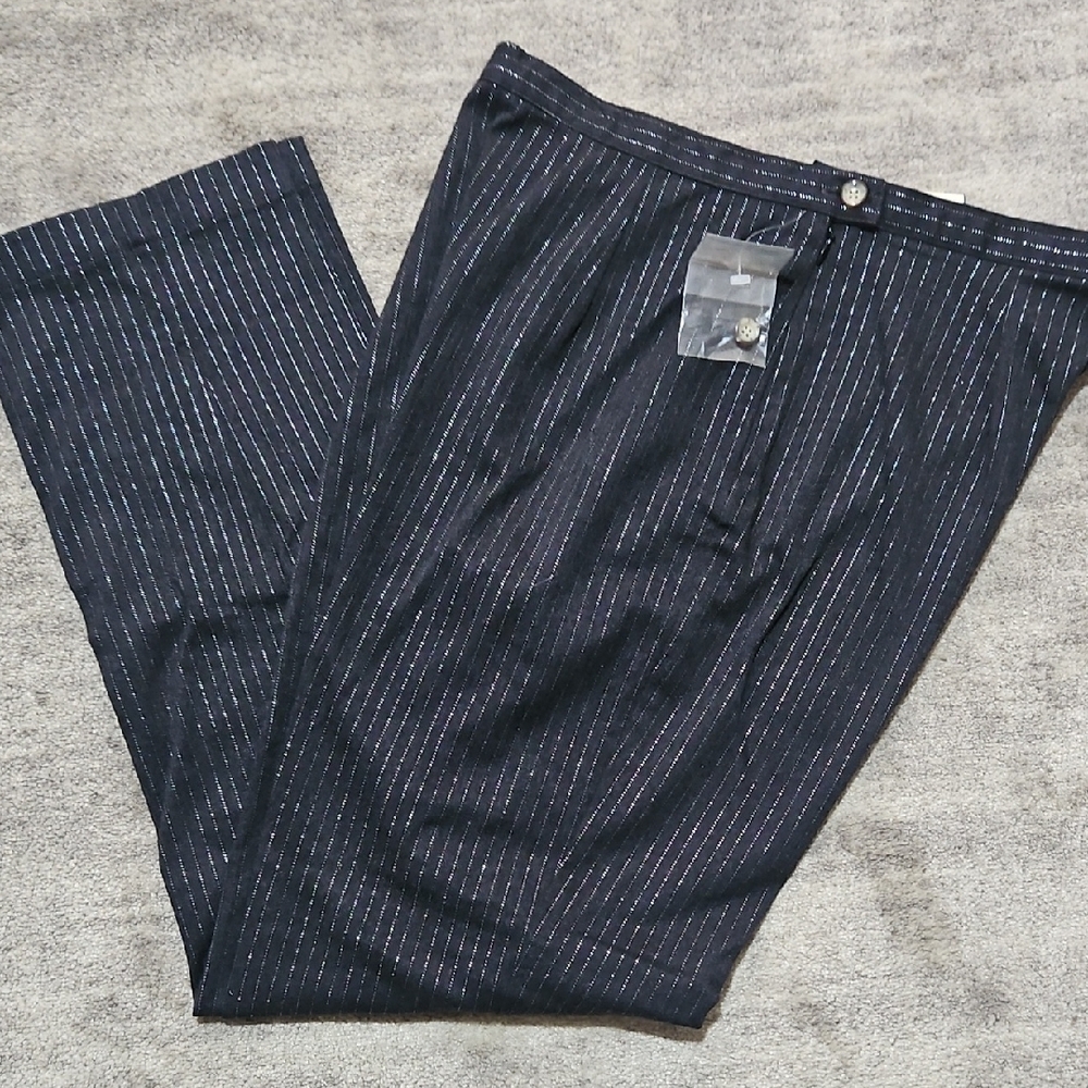 Striped Black Pants